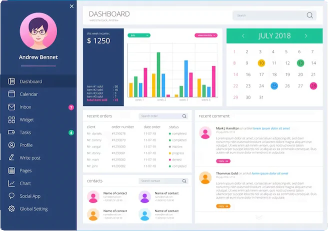 eCommerce website
